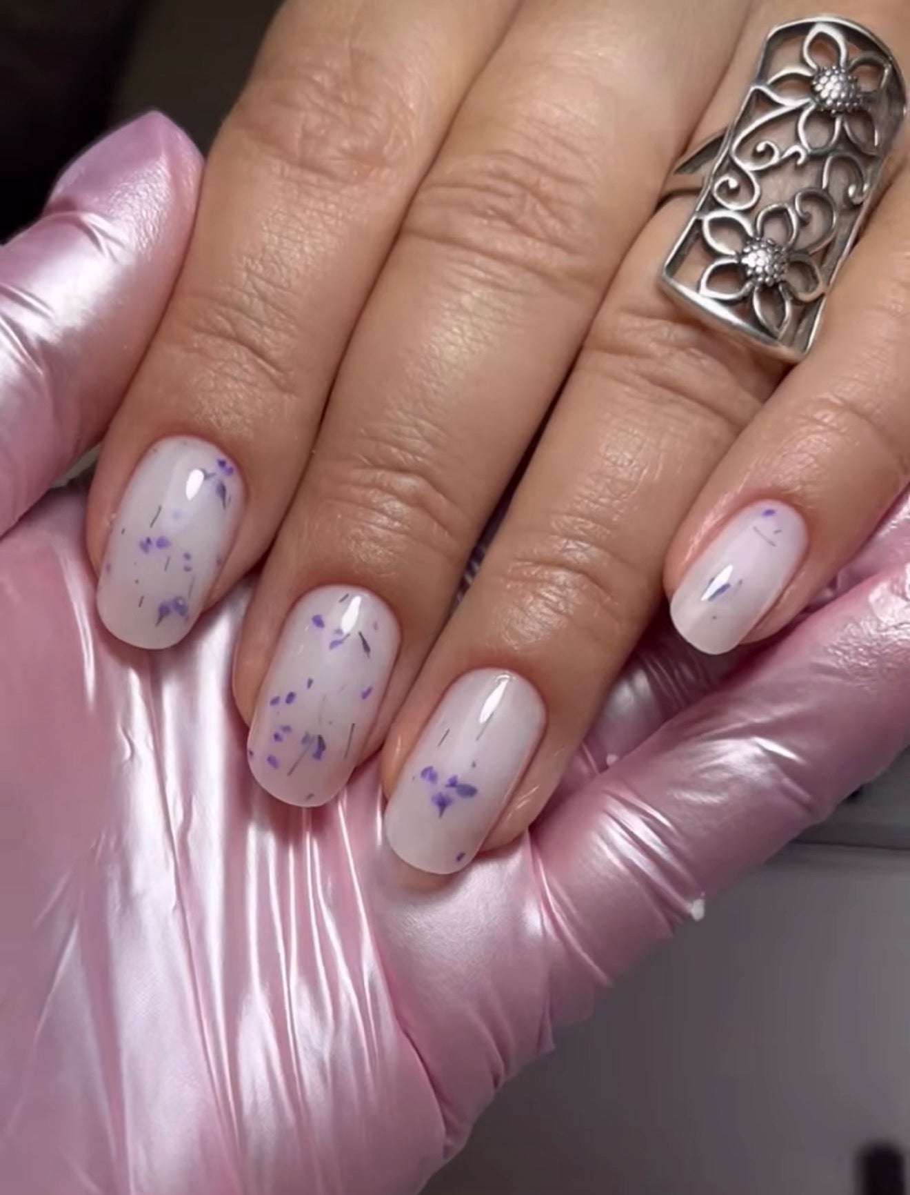 Petal Milky Purple Builder Gel, 15g