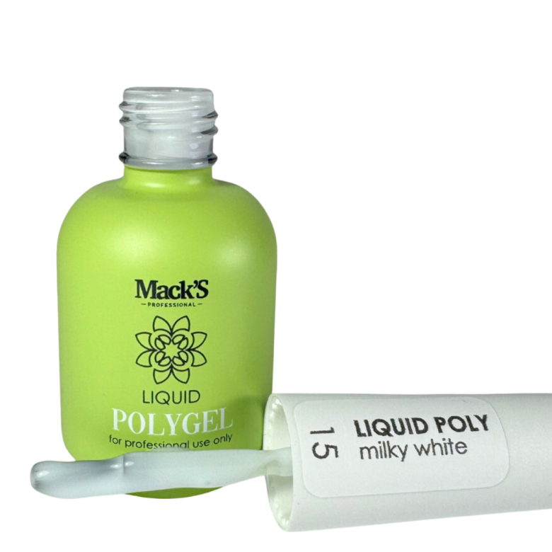 Liquid Polygel Milky White, 15ml