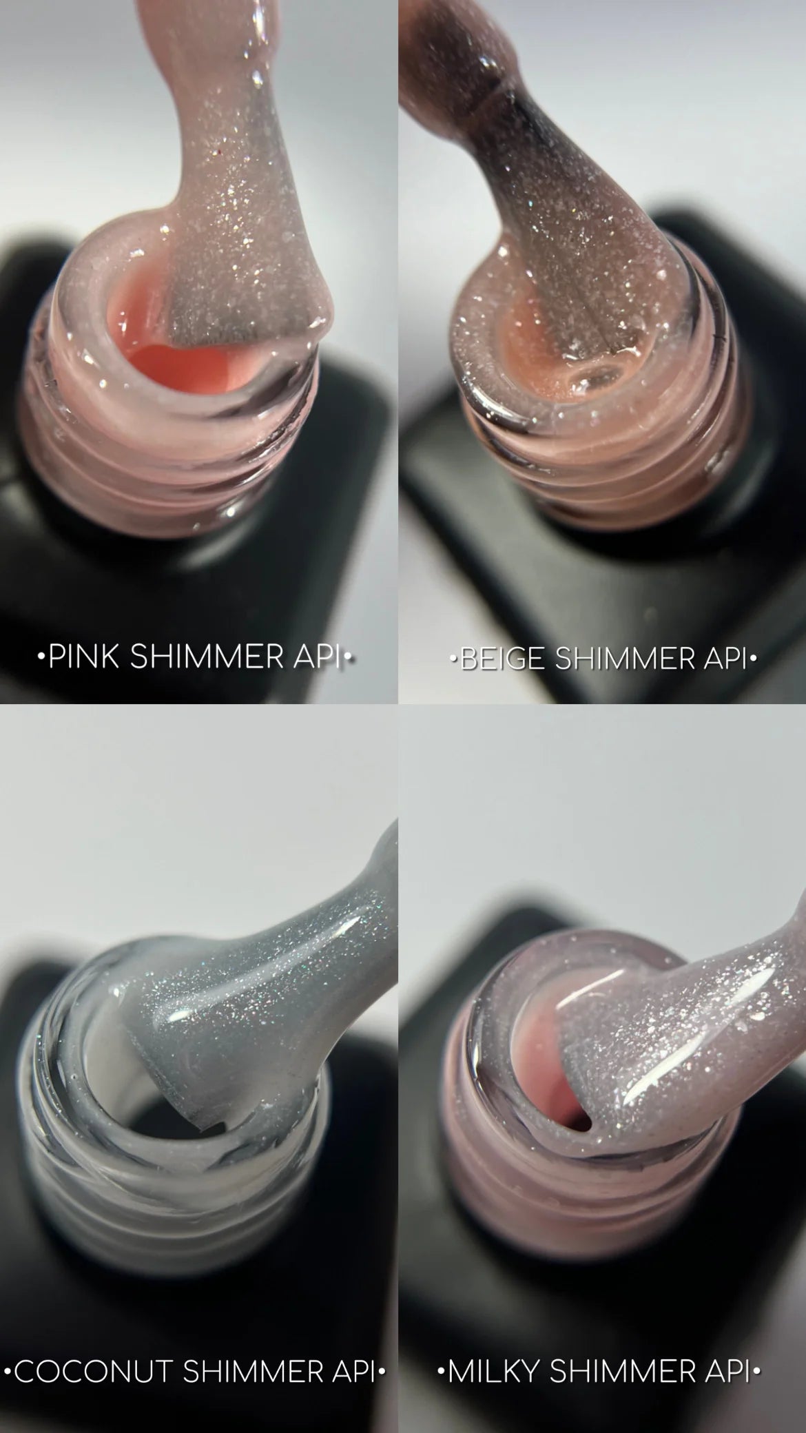 Cover Base Pink Shimmer API, 10ml