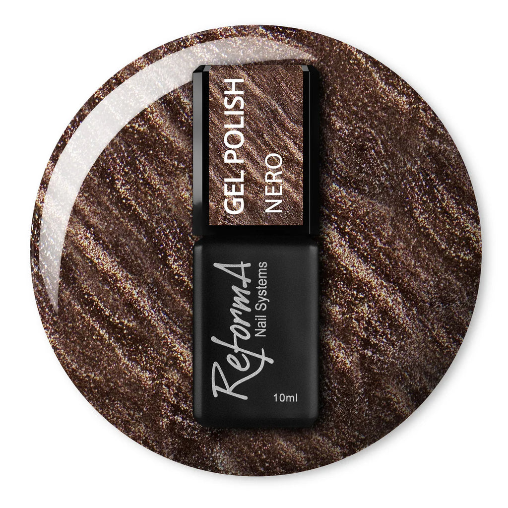 Gel Polish Nero (Magneto), 10ml