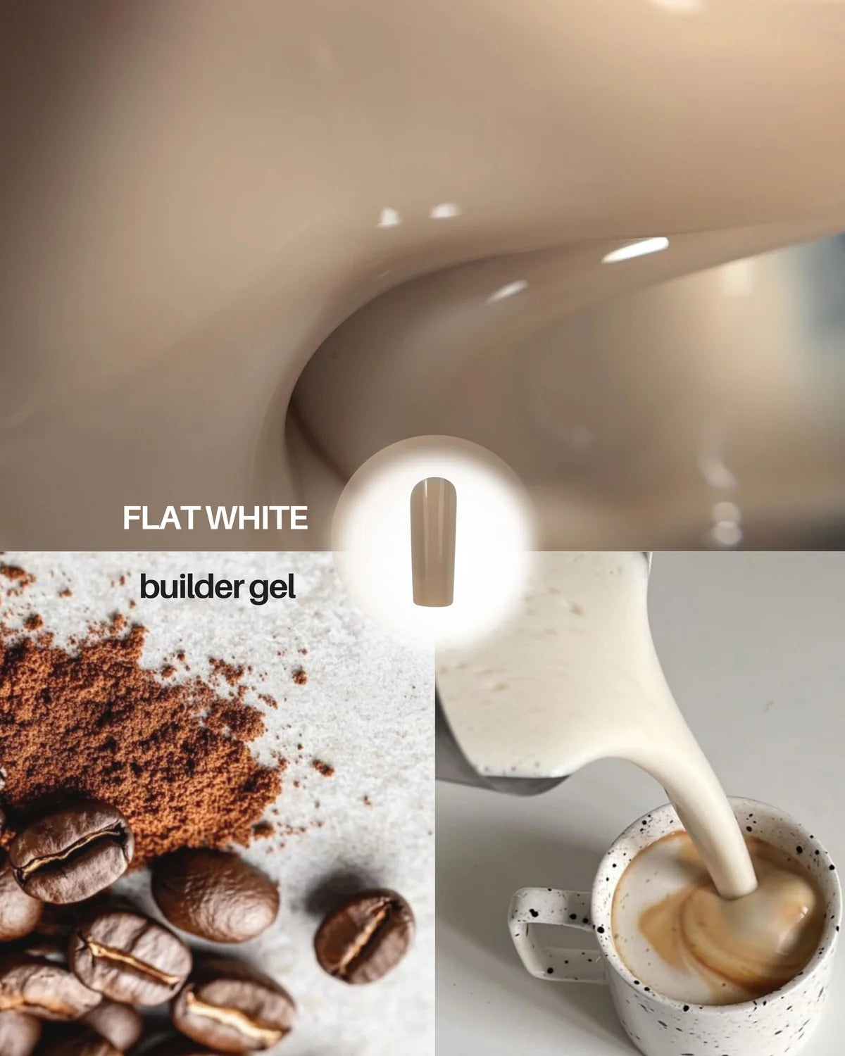 Builder Gel Flat White, 15g