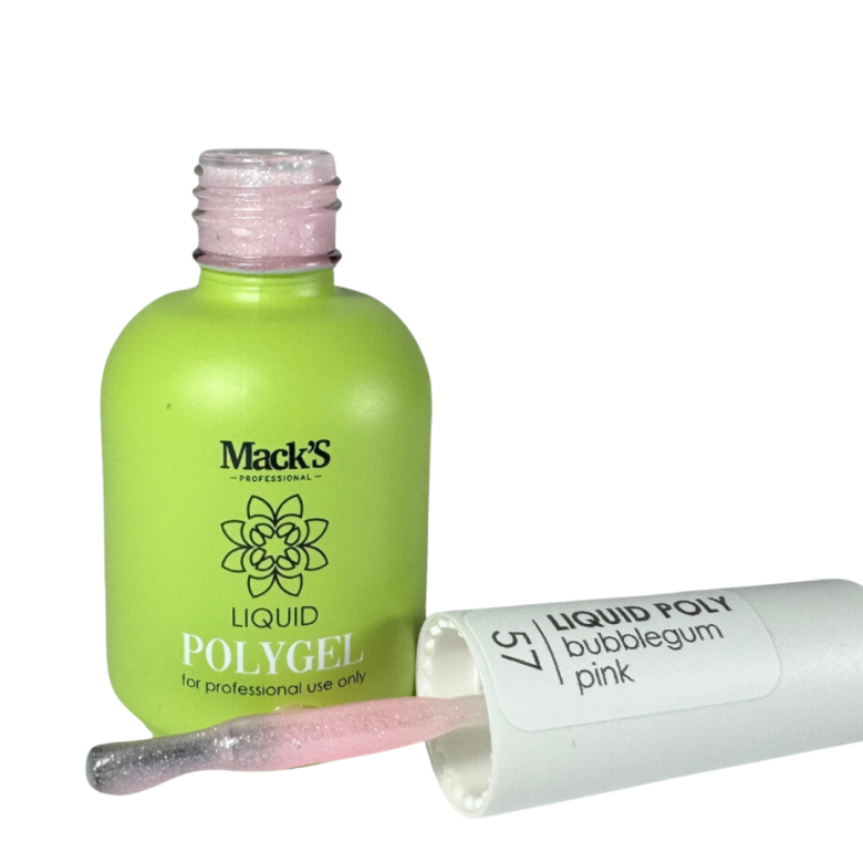 Liquid Polygel Bubblegum Pink, 15ml