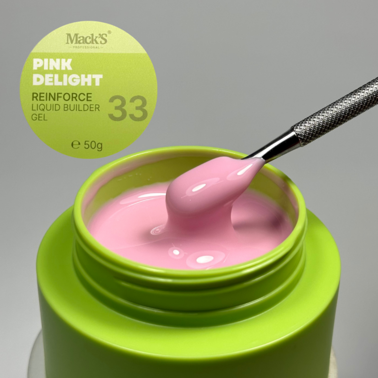 Reinforce Liquid Builder Gel Pink Delight, 15g