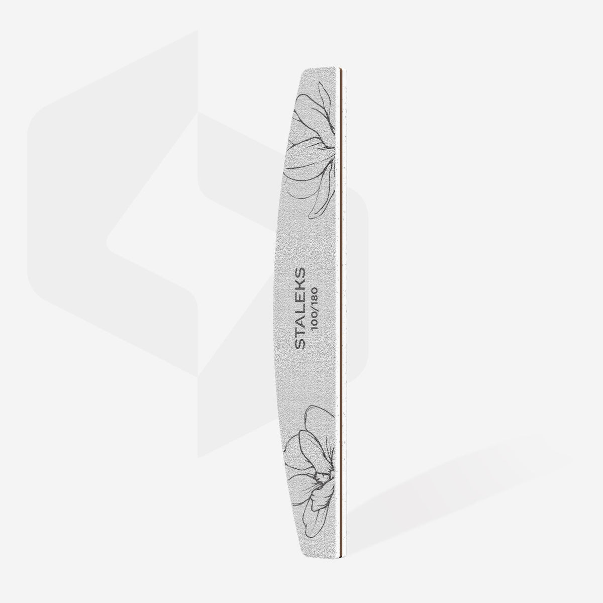 STALEKS EXPERT 40 Mineralische Halbmond-Feile für Nägel, 100/180 Grit (25 Stück)