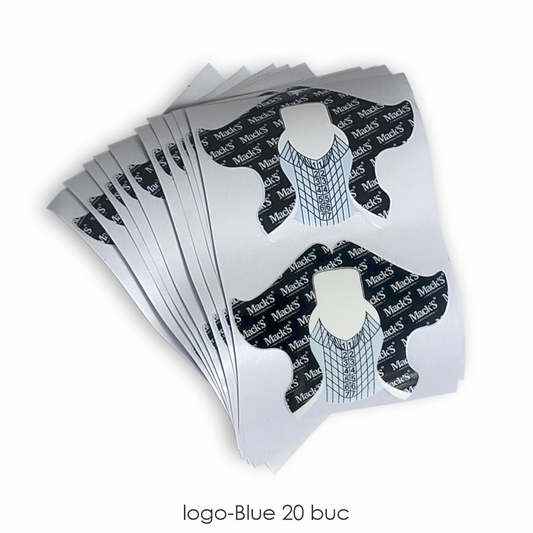 Schablonen Logo-Blue