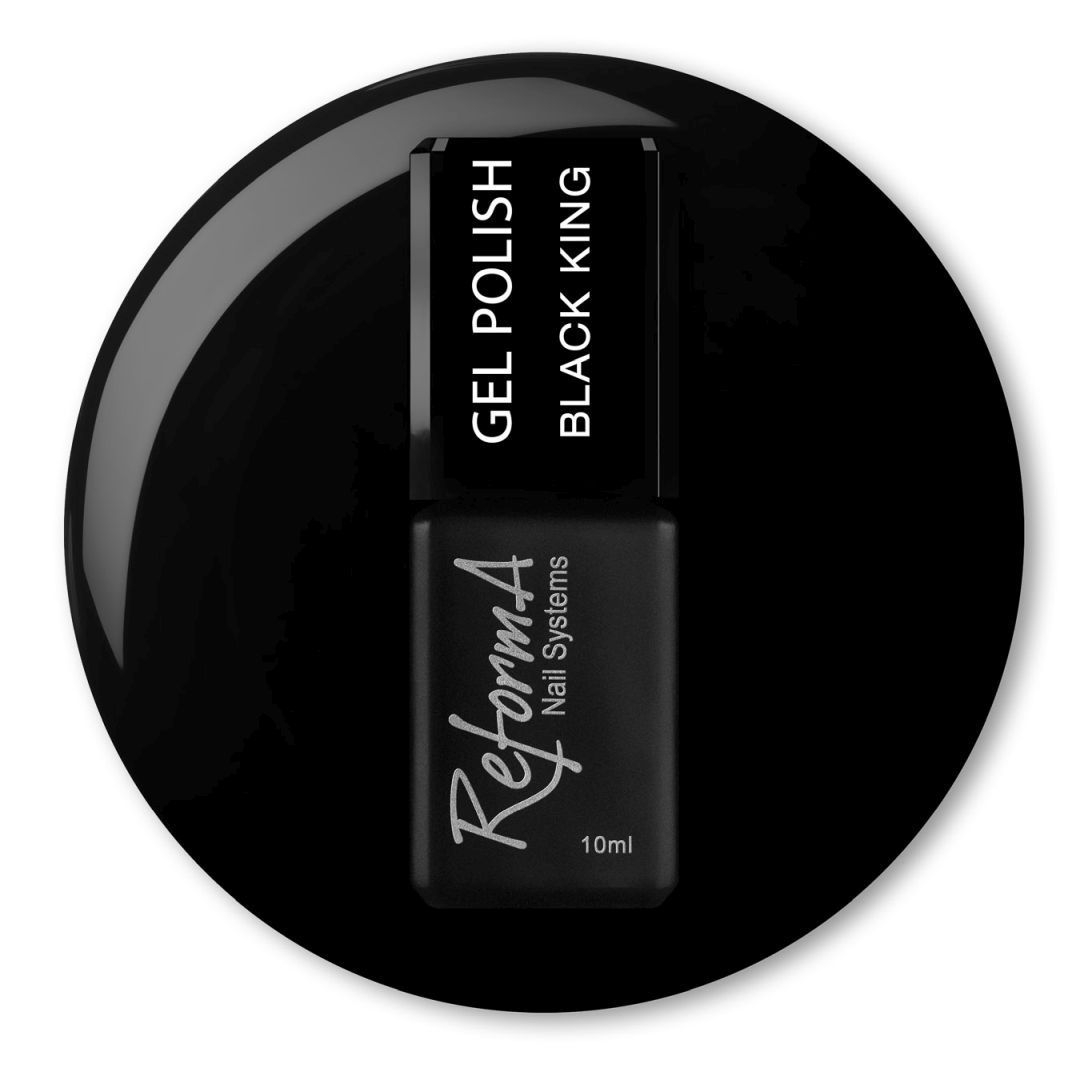 Gel Polish Black King, 10ml