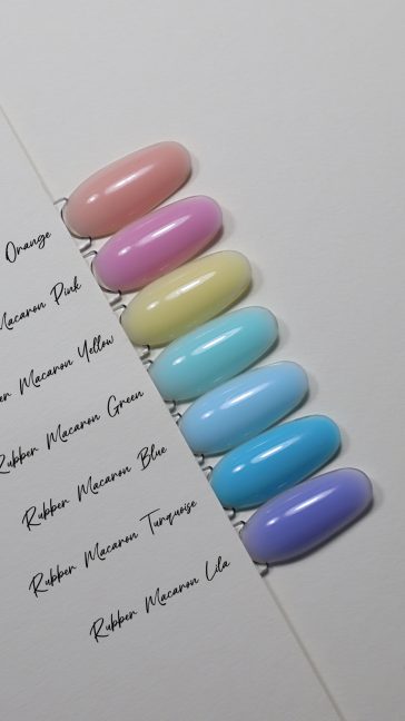 Rubber Base Macaron Yellow, 13ml