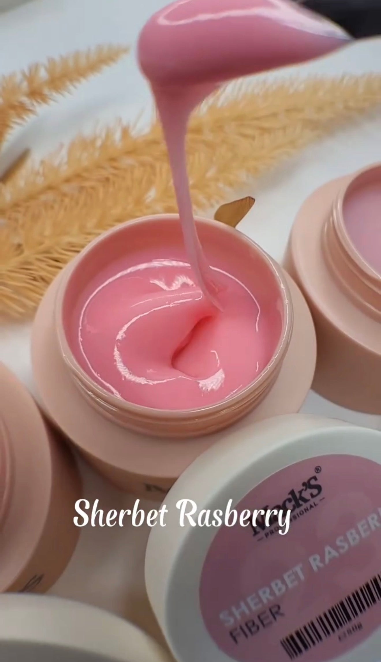 Fiber Sherbet Rasberry, 50g