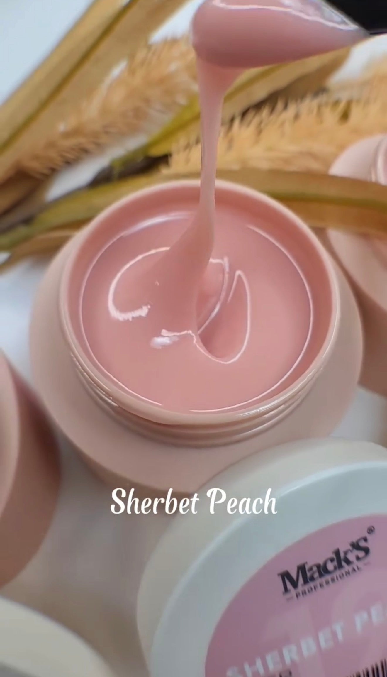 Fiber Sherbet Peach, 50g