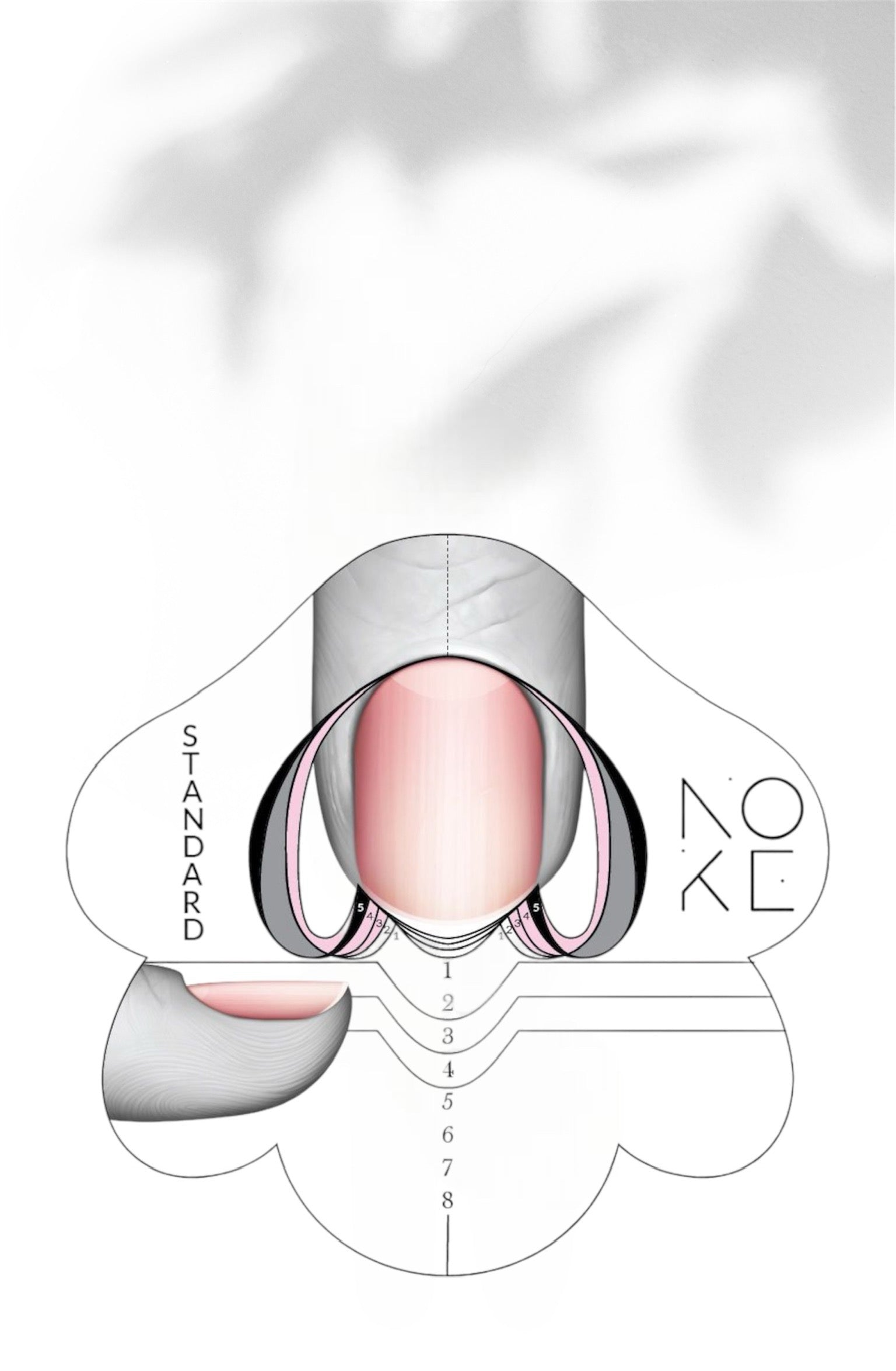 Nail Form Standard- Aluminium 100 STK