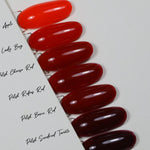 Gel Polish Rufous Red, 8ml