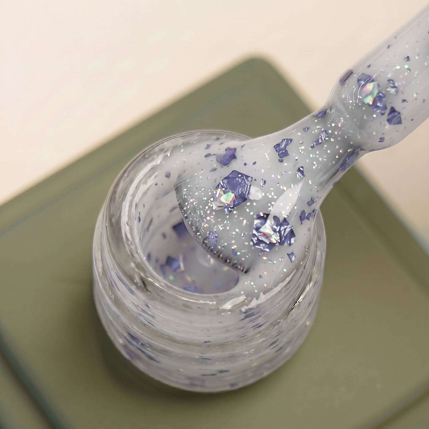 Rubber Base Lavender Flakes HEMA FREE