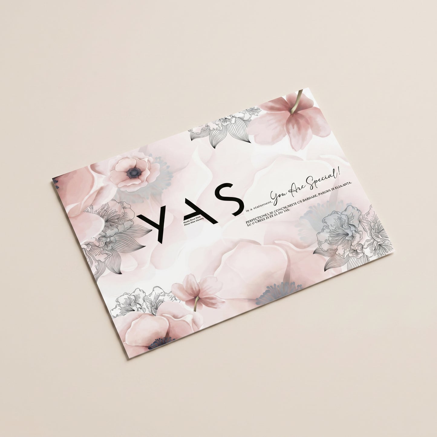 Floral Table protection YAS