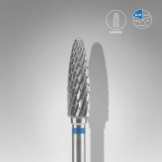 Hartmetall-Fräse Mais blau EXPERT Kopfdurchmesser 4 mm / Arbeitsteil 14 mm