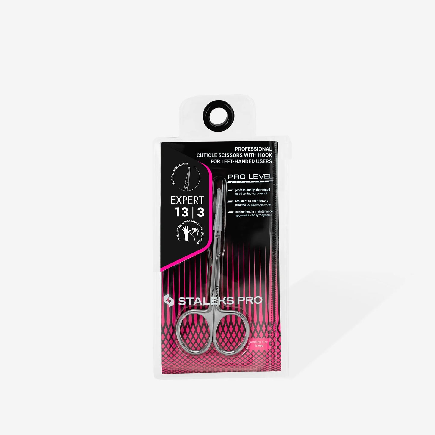 Professionelle Hautschere mit Haken für Linkshänder EXPERT 13 TYP 3