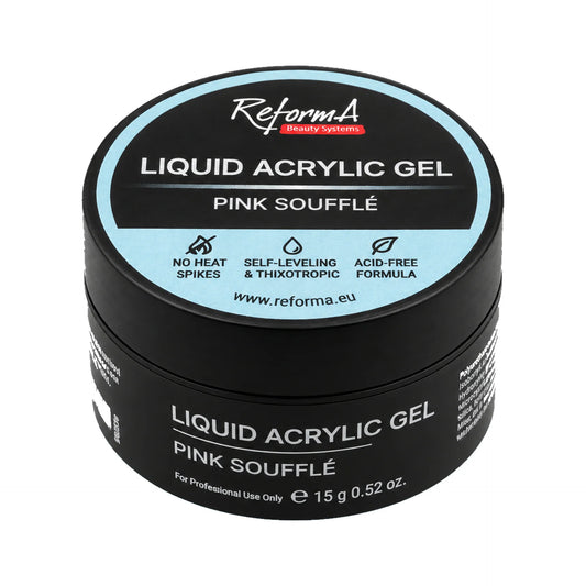 Liquid Acrylic Gel Pink Souffle,  15g