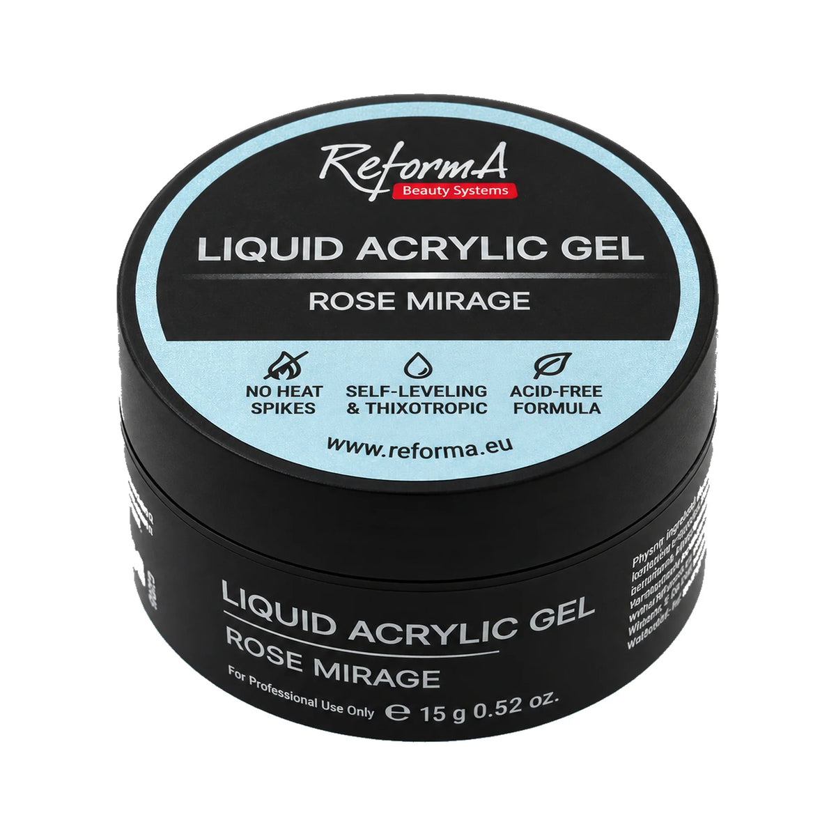 Liquid Acrylic Gel Rose Mirage,  15g