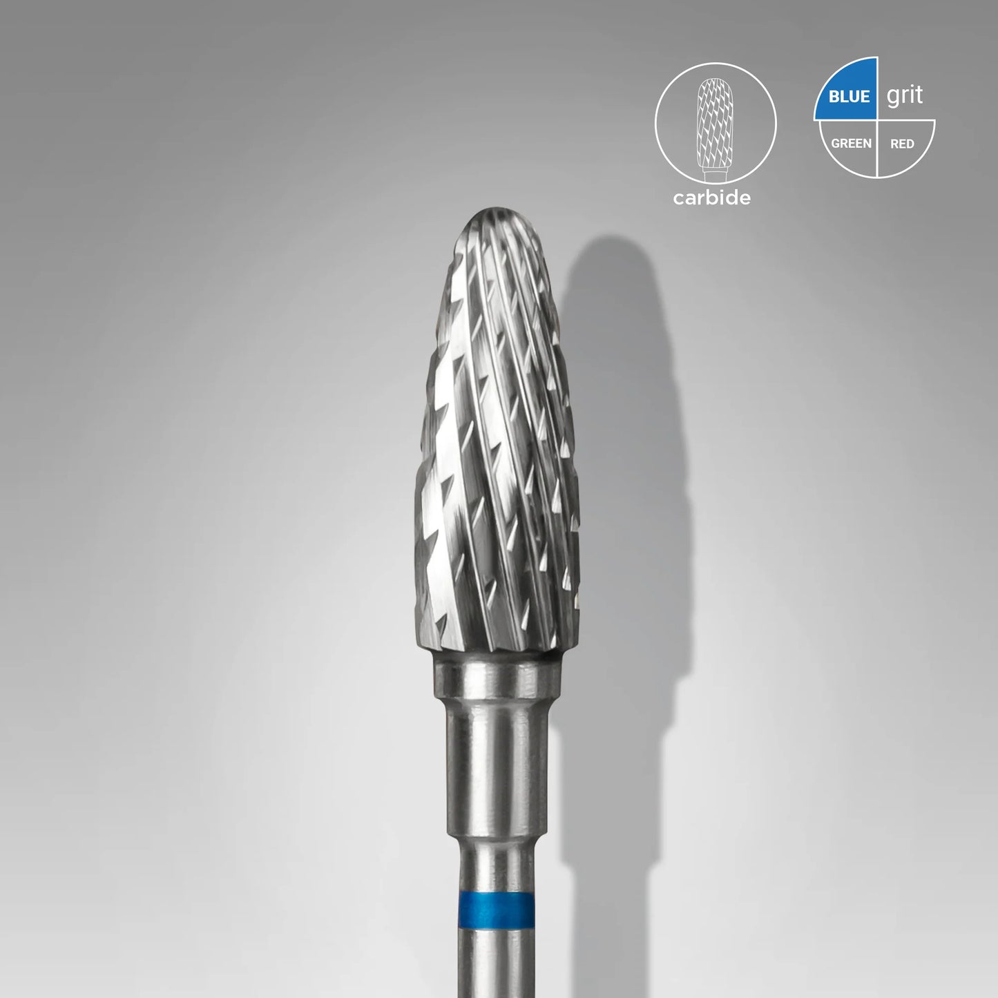 Hartmetallfräse "Mais" blau, Durchmesser 5 mm / Arbeitsteil 13 mm