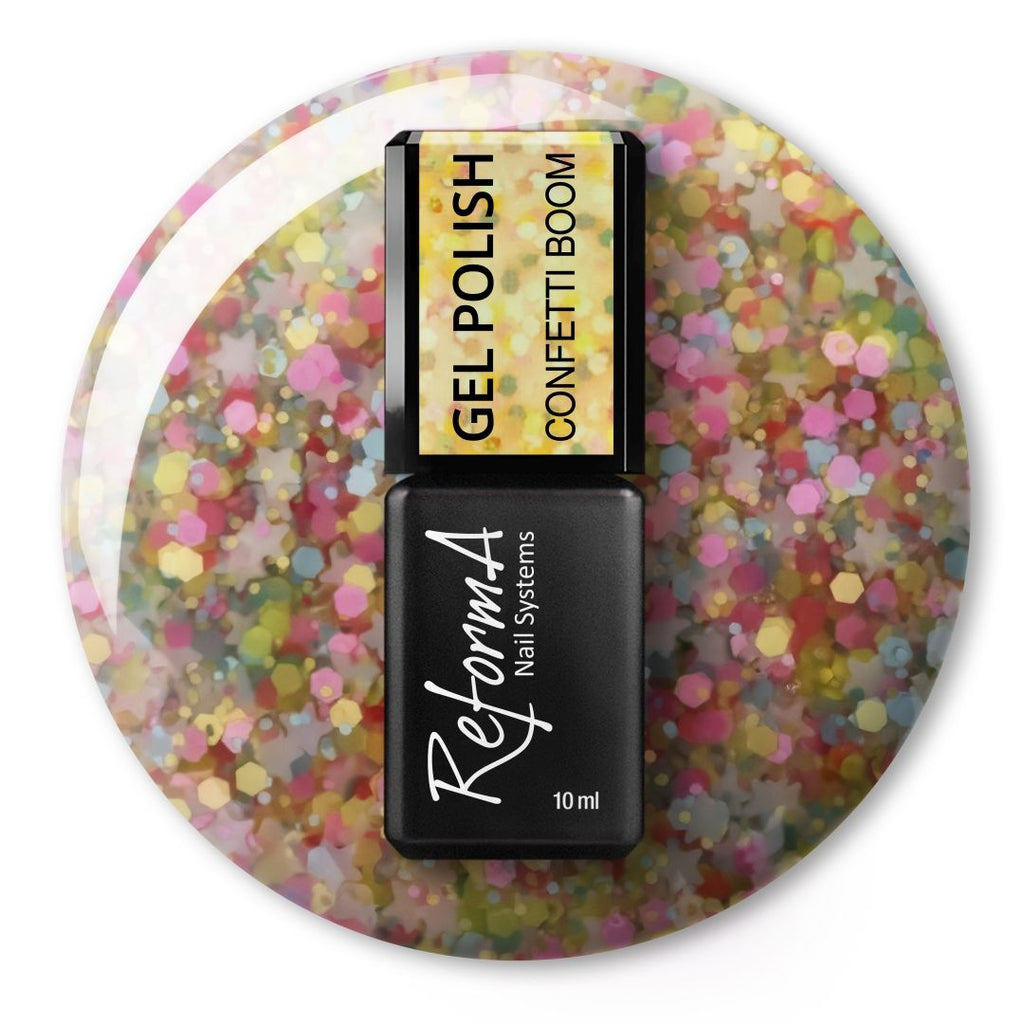 Gel Polish Confetti Boom, 10ml