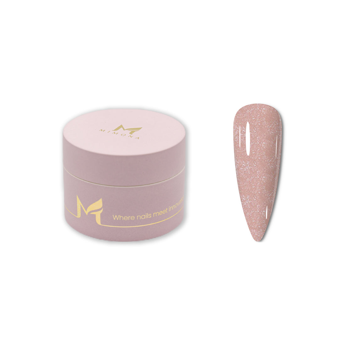 Mousse Gel Nude Glitter, 30g