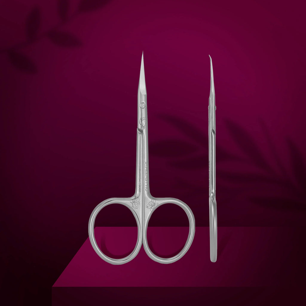 Professionelle Nagelhautschere mit Haken EXCLUSIVE 23 Typ 2 (Magnolia)