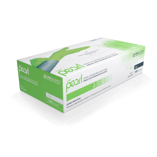 Unigloves Lime Pearl, 100Stk