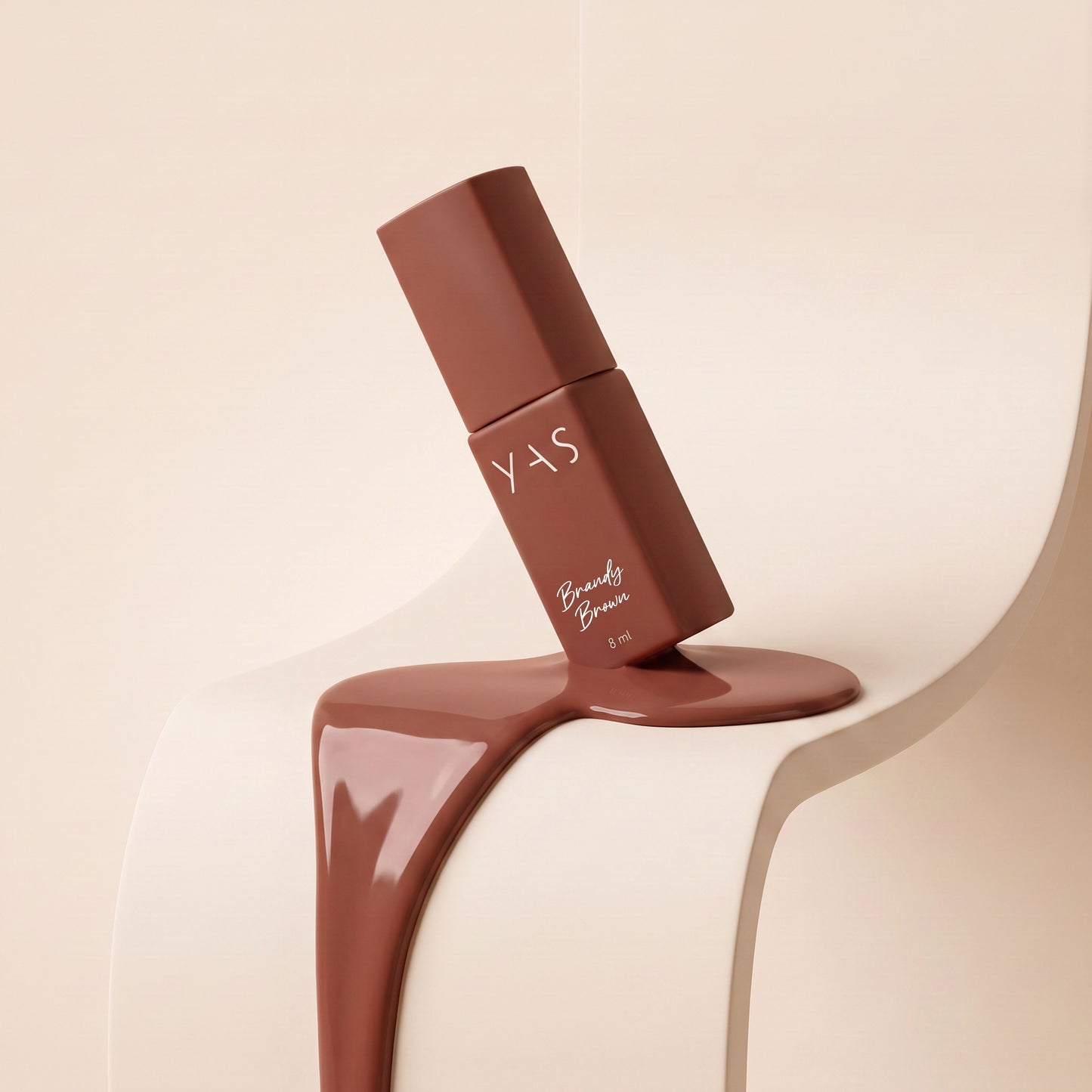 Gel Polish Brandy Brown, 8ml