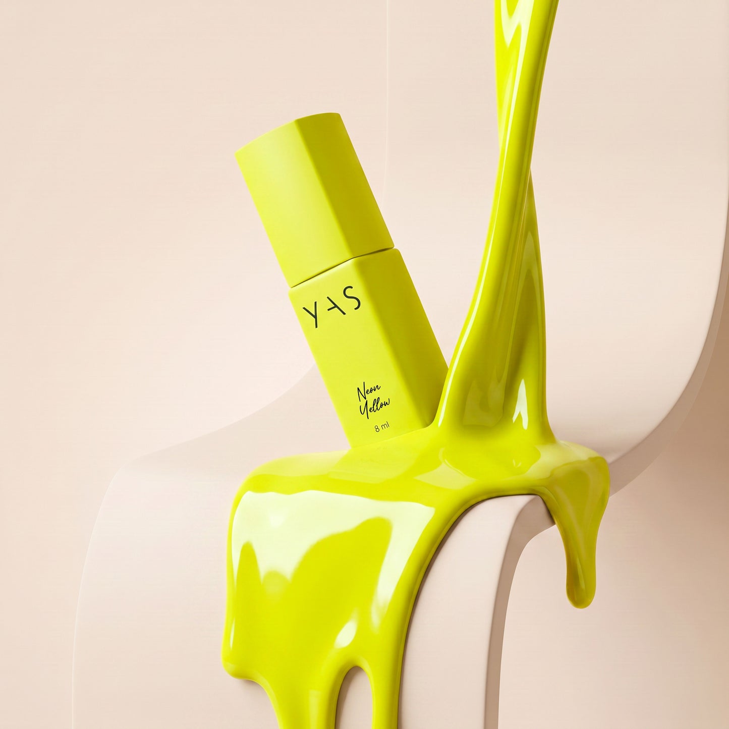 Gel Polish Neon Yellow, 8ml