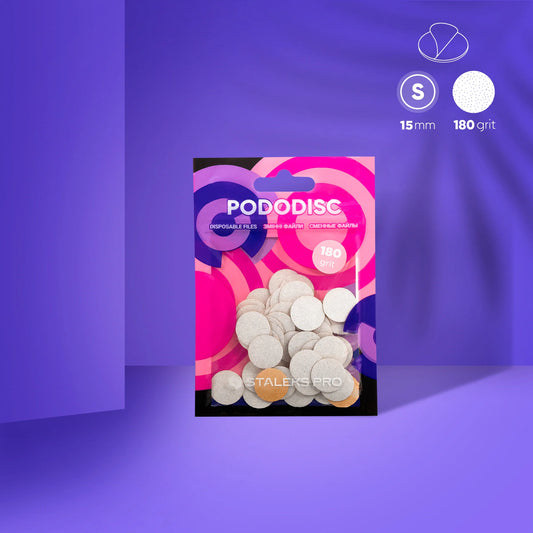 Ersatzfeilen für Pedikür-Scheibe PODODISC STALEKS PRO S/ 180    (50 Stück)