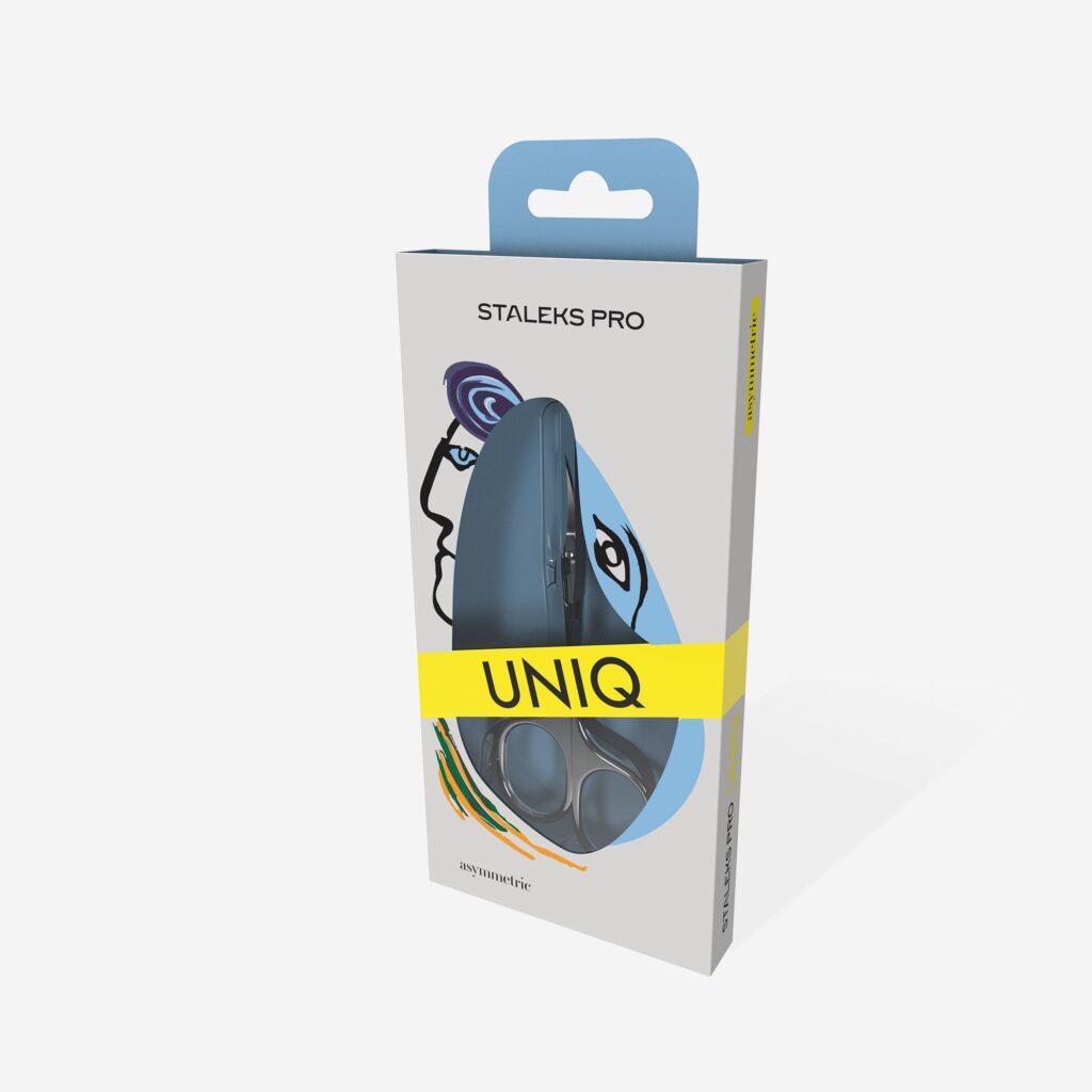 Professionelle Nagelhautschere "Asymmetric" UNIQ 30 TYPE 4