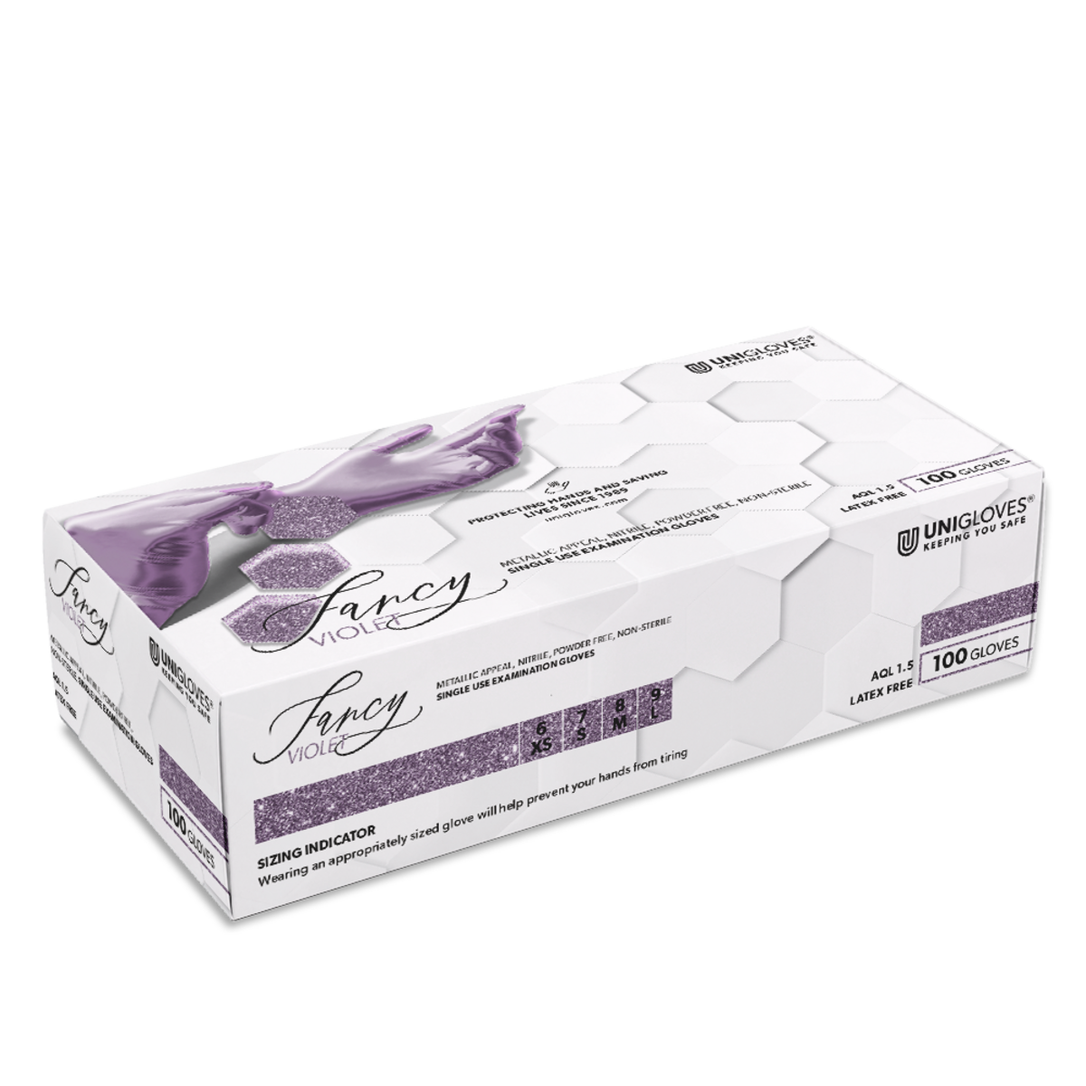 Unigloves FANCY VIOLET, 100Stk